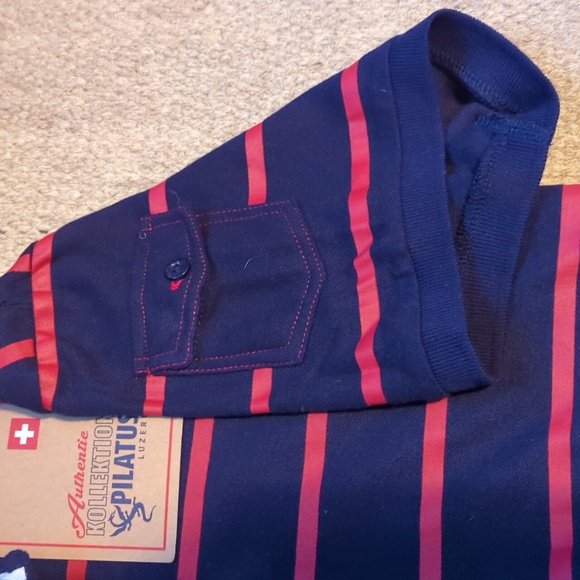 Mens authentic Kollektion Pilatus Luzern polo size Large NWT - Picture 6 of 8